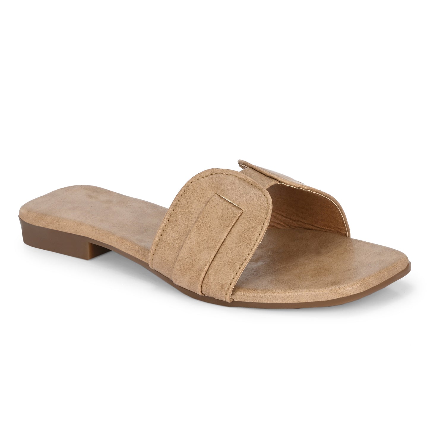 Ravis Minimal Toe-Ring Flat Slippers – Everyday Slip-On Comfort Sandals for Women