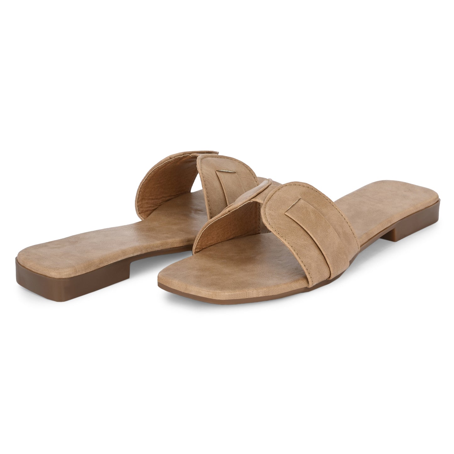 Ravis Minimal Toe-Ring Flat Slippers – Everyday Slip-On Comfort Sandals for Women