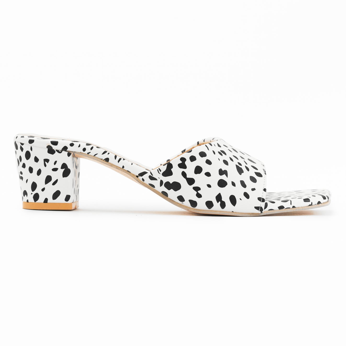 RAVIS Fierce Print Block Heels – Trendy Animal Pattern Slip-On for Women