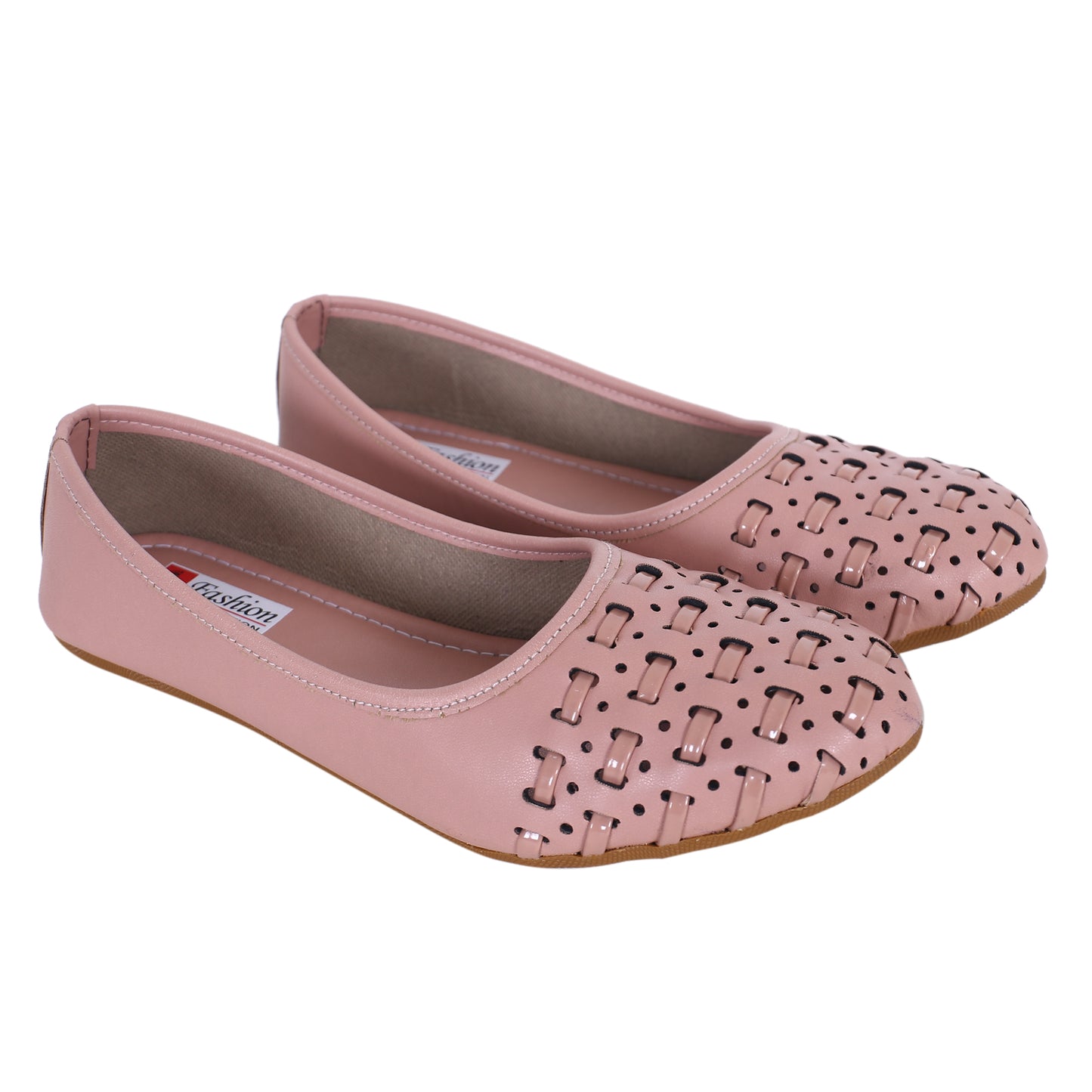 Stylish Cutwork Ballerina Flats for Women – Soft Sole, Office & Daily Wear