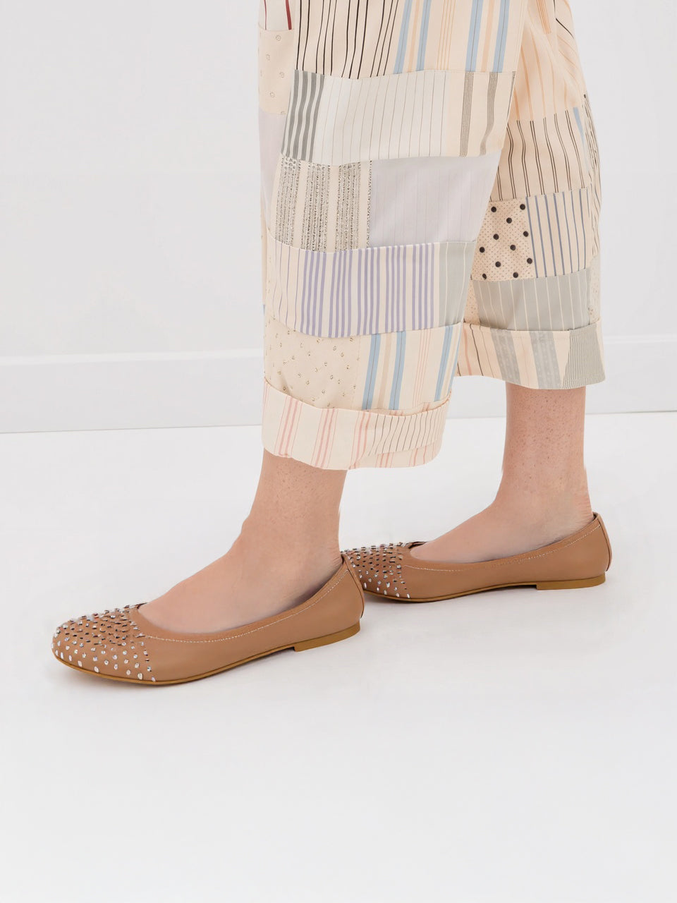 Stylish Cutwork Ballerina Flats for Women – Soft Sole, Office & Daily Wear