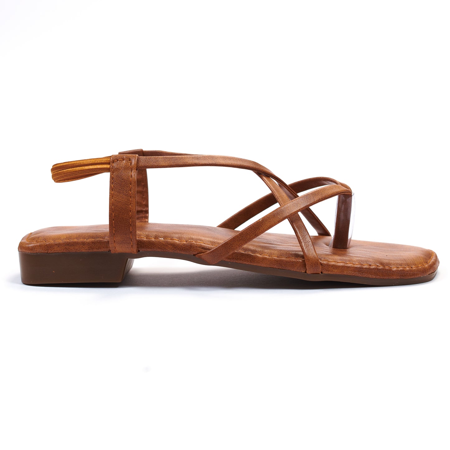 Ravis Triple Elastic Strap Criss-Cross Flats – Stylish Comfort for Everyday