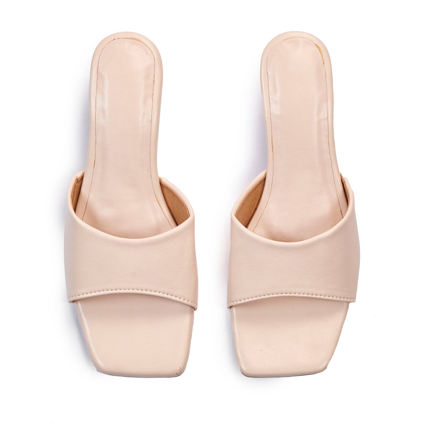 RAVIS Sleek Square-Toe Block Heels