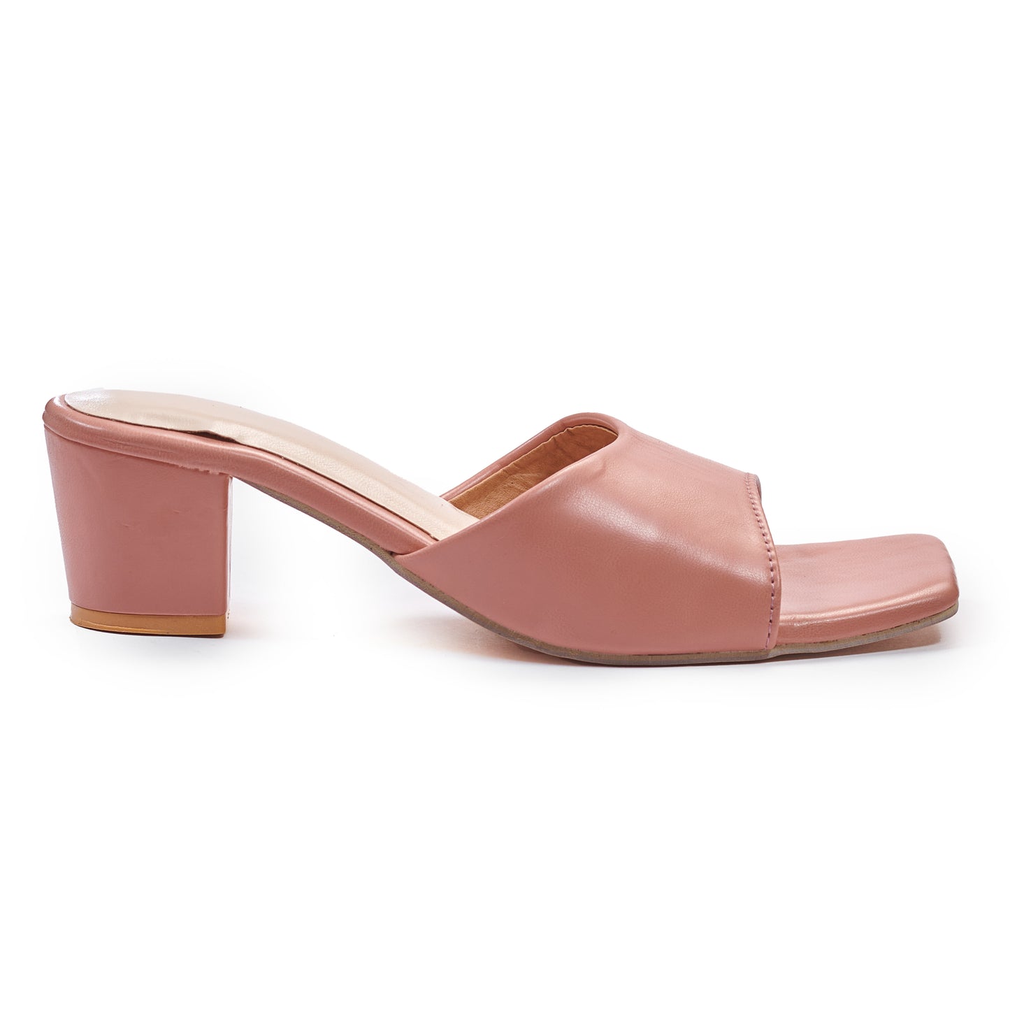 RAVIS Sleek Square-Toe Block Heels