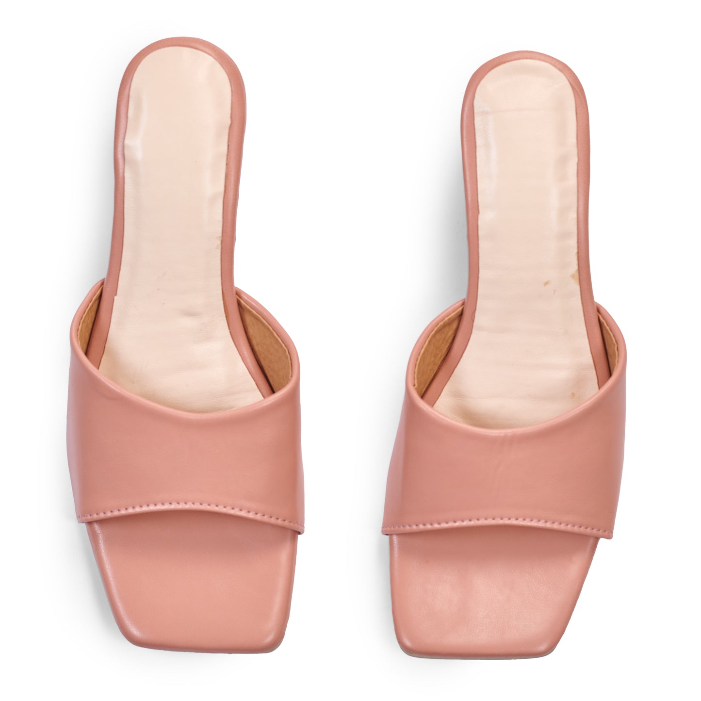 RAVIS Sleek Square-Toe Block Heels