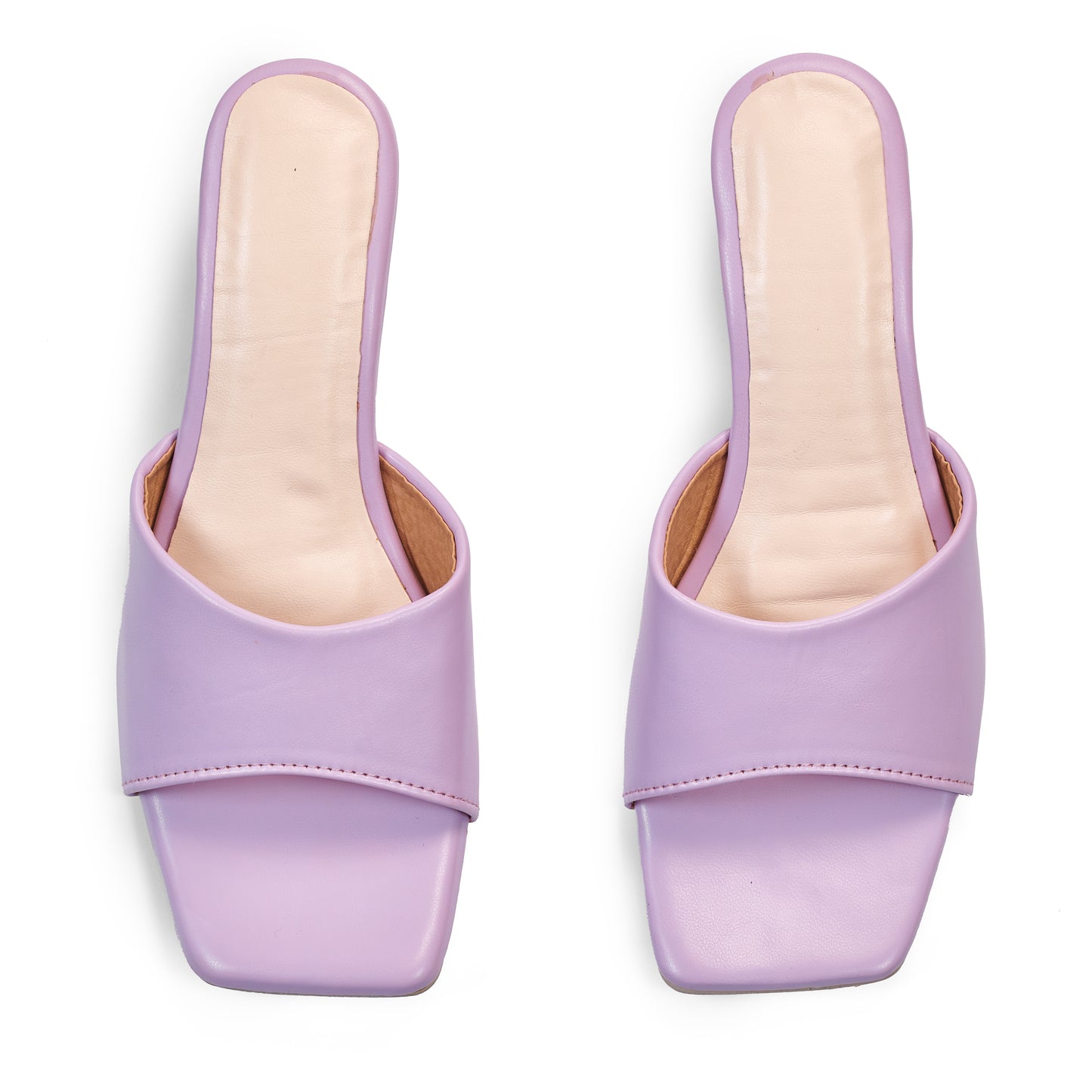 RAVIS Sleek Square-Toe Block Heels
