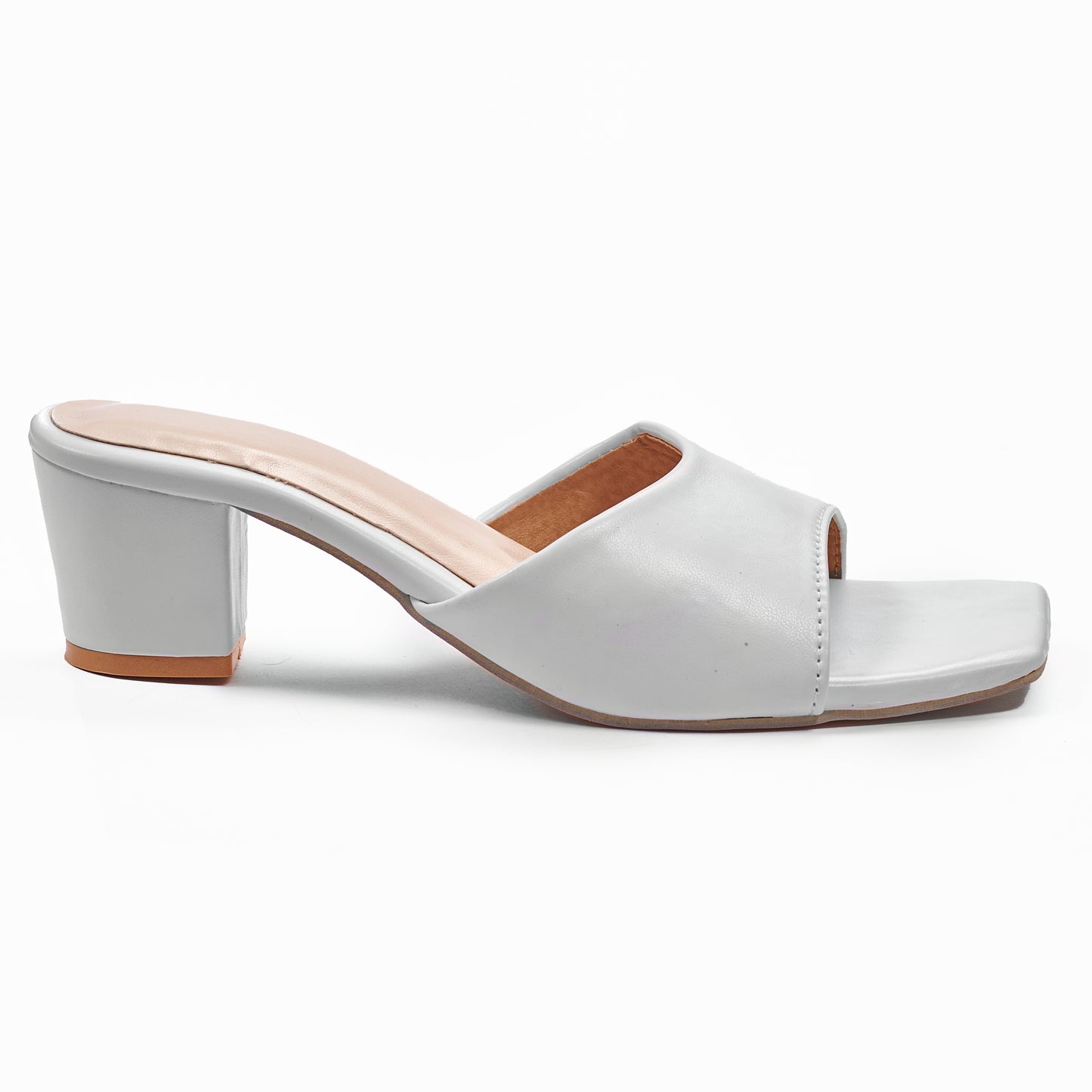 RAVIS Sleek Square-Toe Block Heels