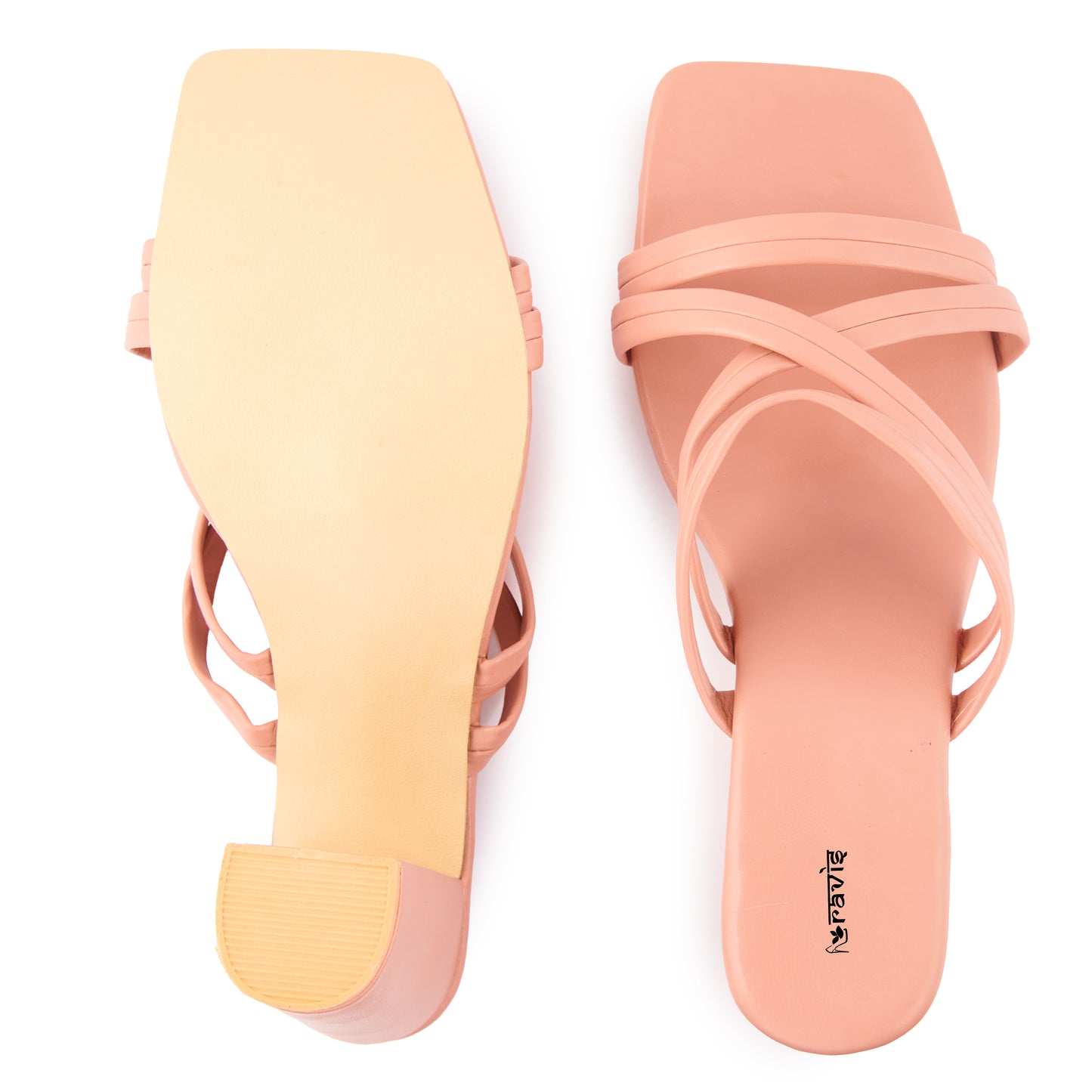 RAVIS Criss-Cross Elegance Heels