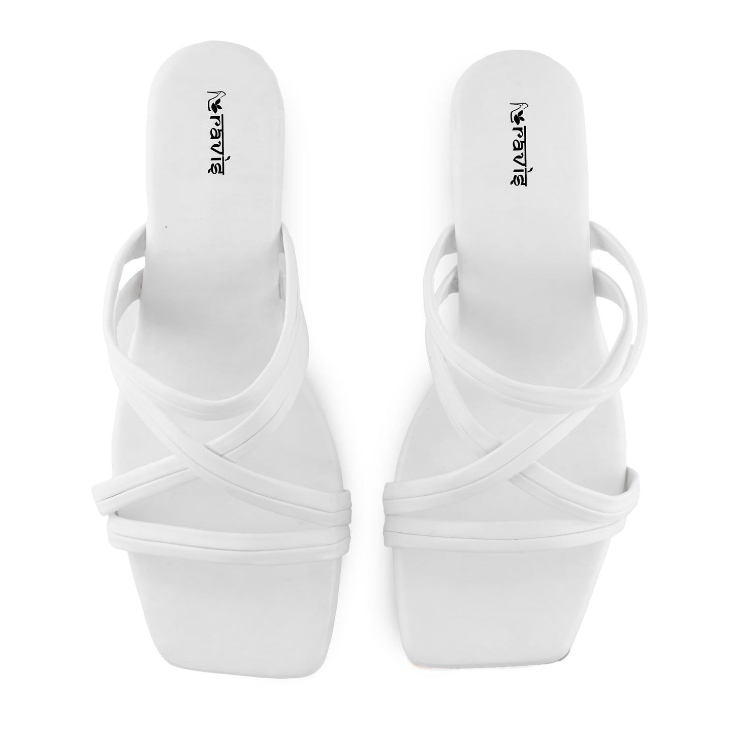 RAVIS Criss-Cross Elegance Heels