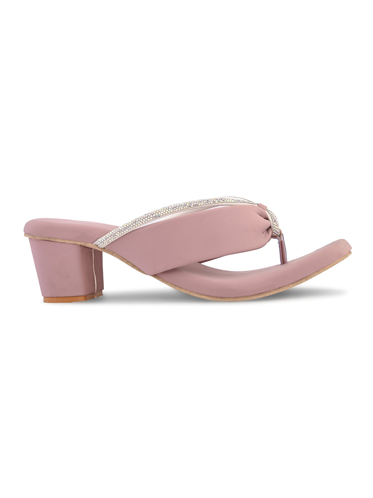 Ravis V Shape Chain Block Heels for Women