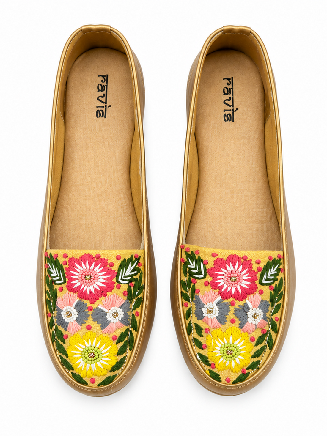 Yellow Handicraft Loafer