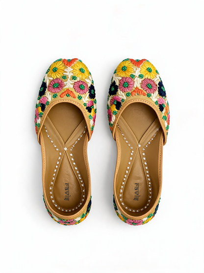 Multicolor |Festive Petals jutti04
