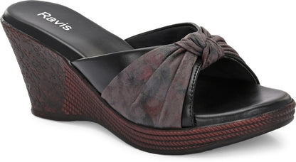 Ravis Floral High heel wedges