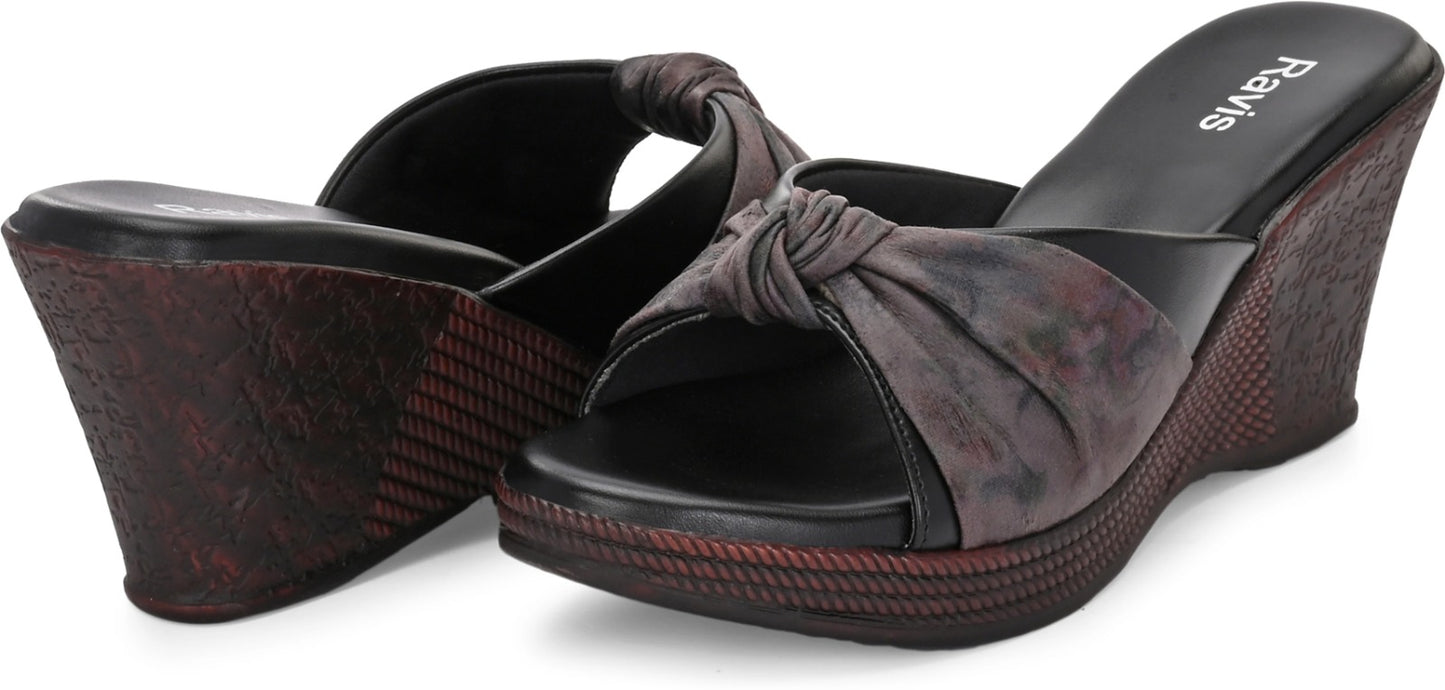 Ravis Floral High heel wedges