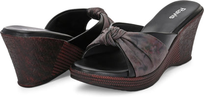 Ravis Floral High heel wedges