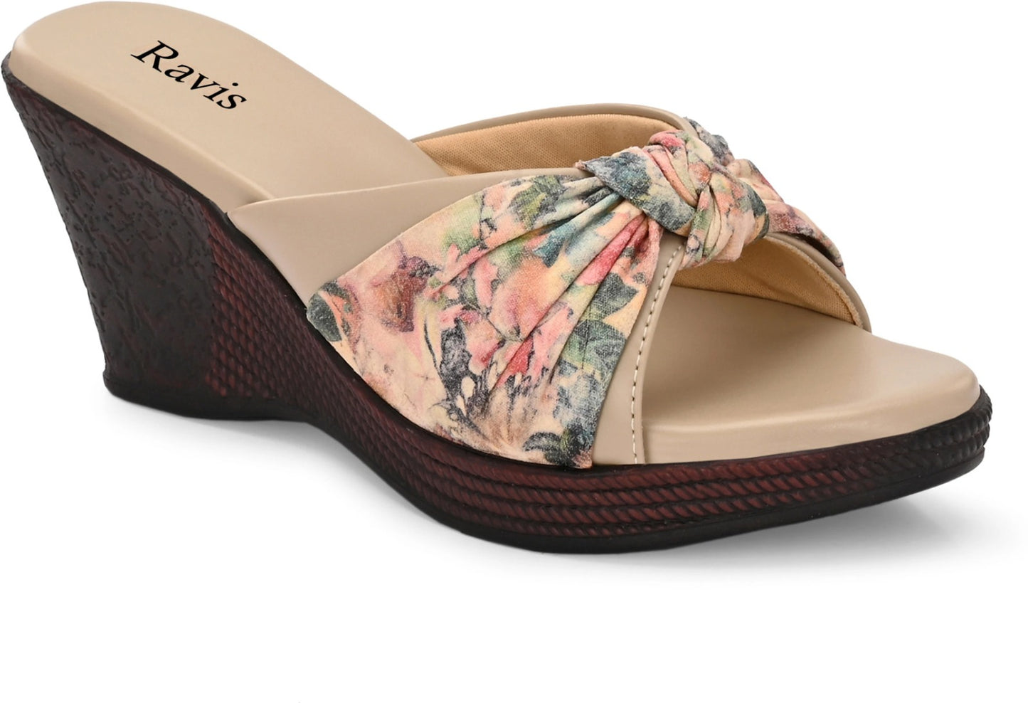 Ravis Floral High heel wedges
