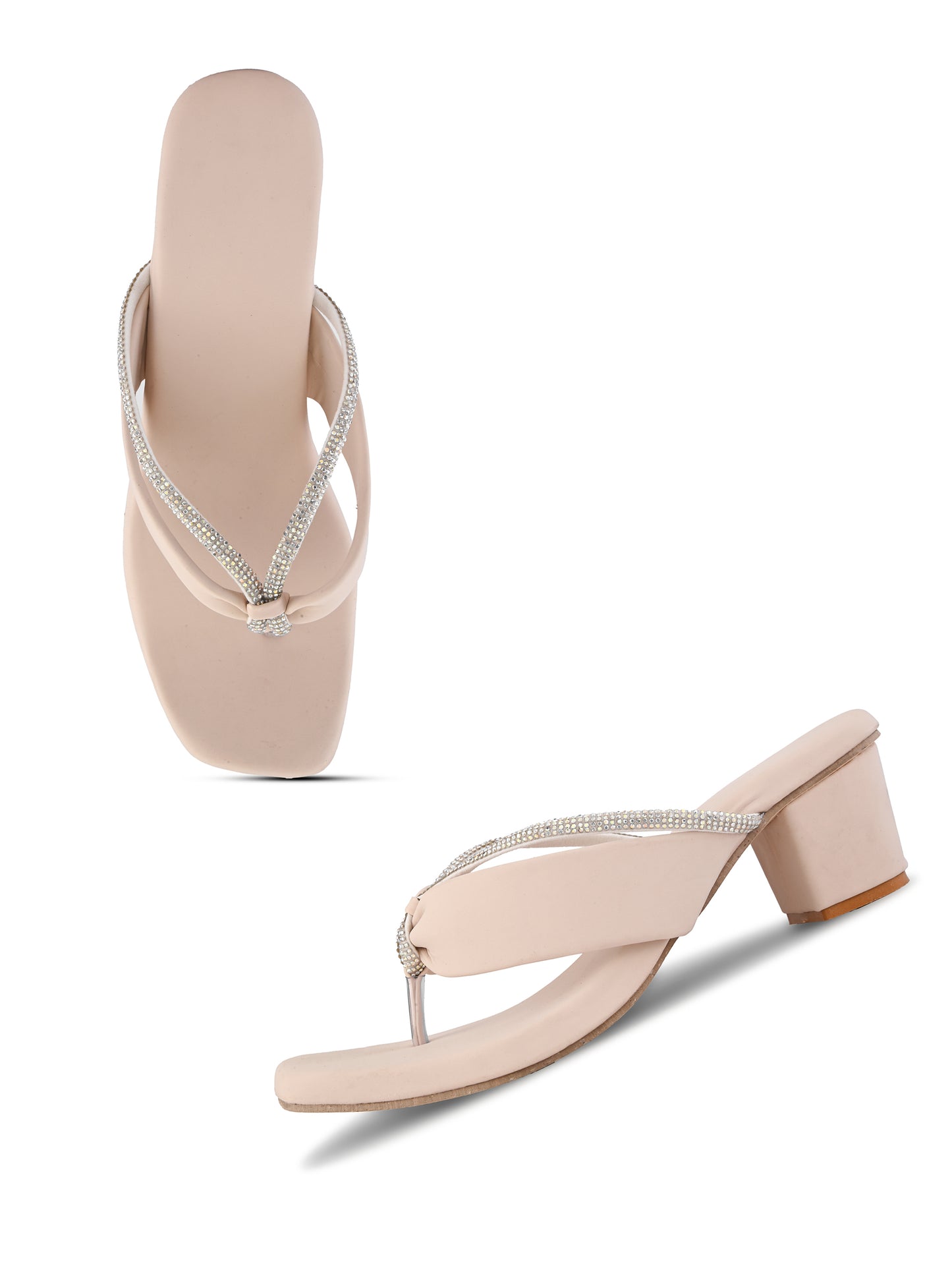 Ravis v shape chain heel