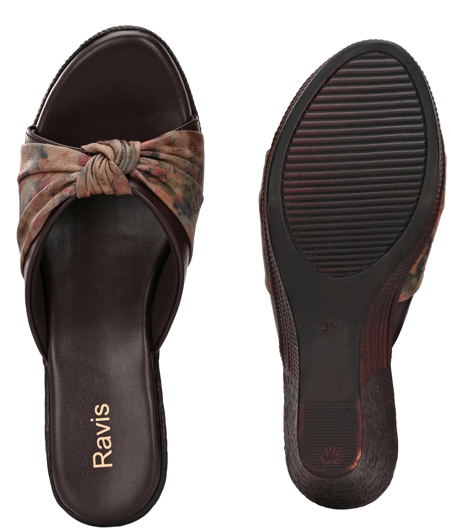 Ravis Floral High heel wedges