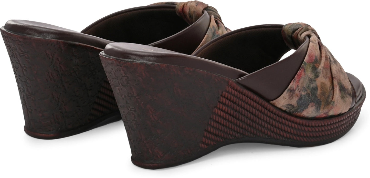 Ravis Floral High heel wedges