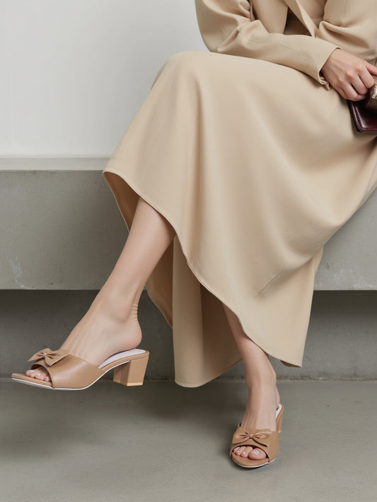 RAVIS Elegant Bow Heels for Women