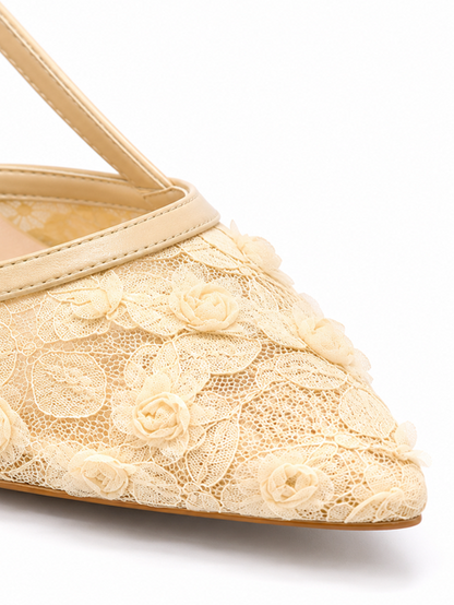 Beige | Rose Slingbling Heel04