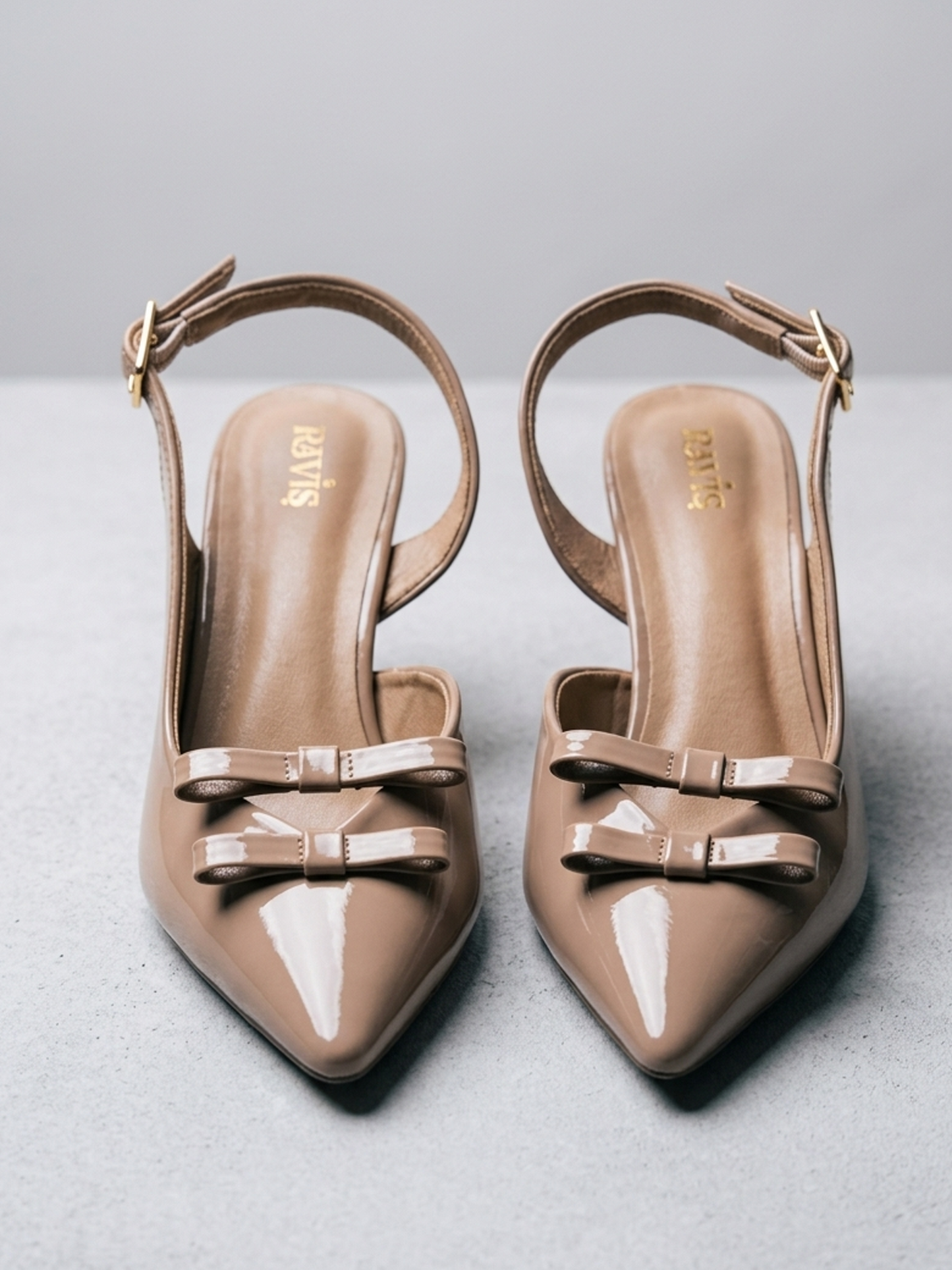 Beige | Charm Point Heels