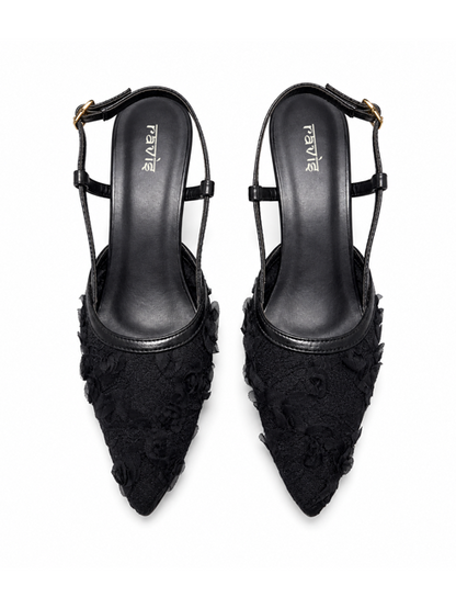 Black | Rose Slingbling Heel05