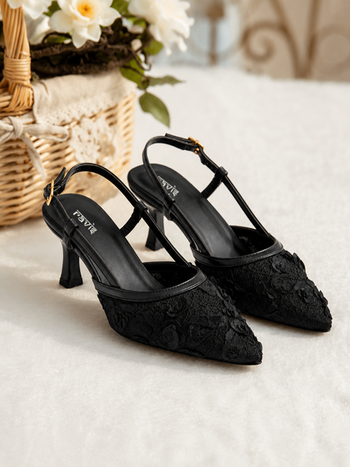 Black | Rose Slingbling Heel02
