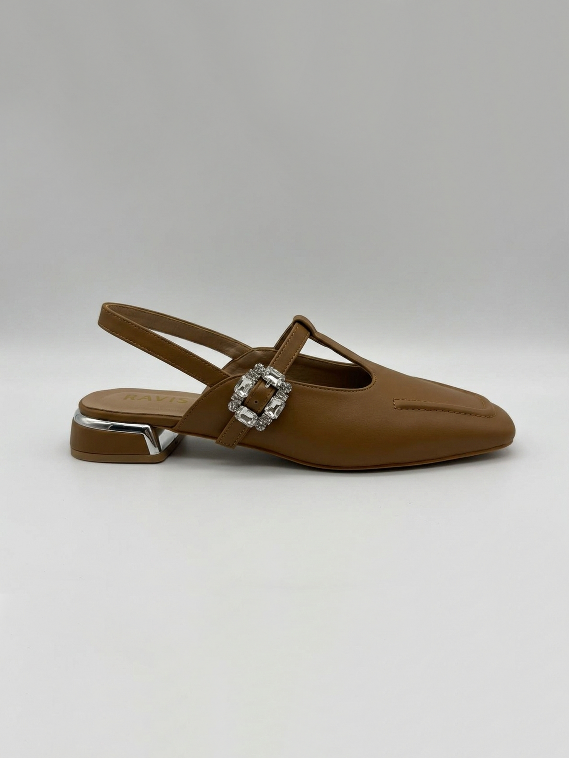 Brown | Crystal Muse Loafers