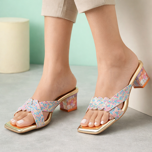 RAVIS Women’s Elegant Jagmag heel