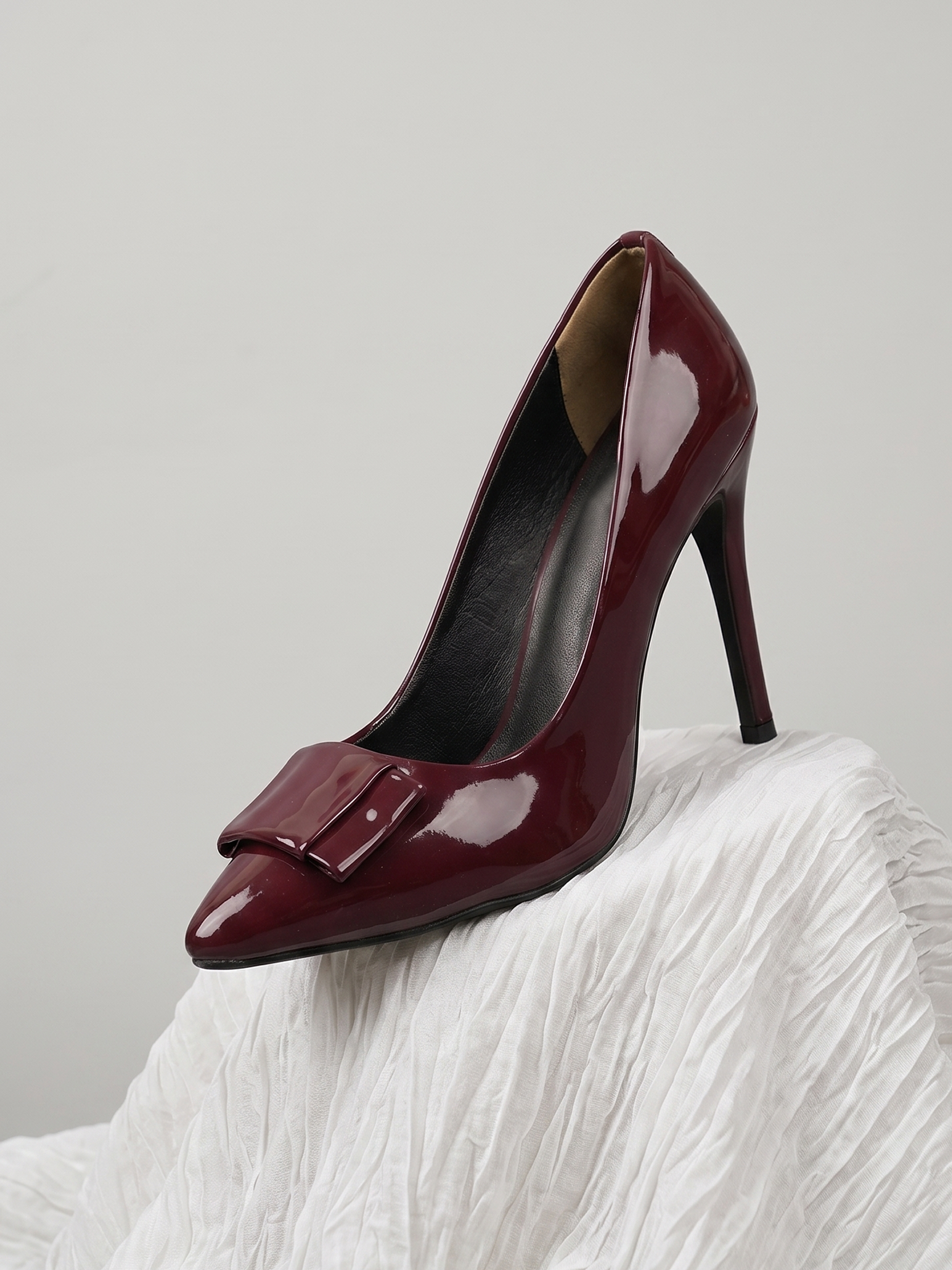Mehroon | Bella Bow Heel