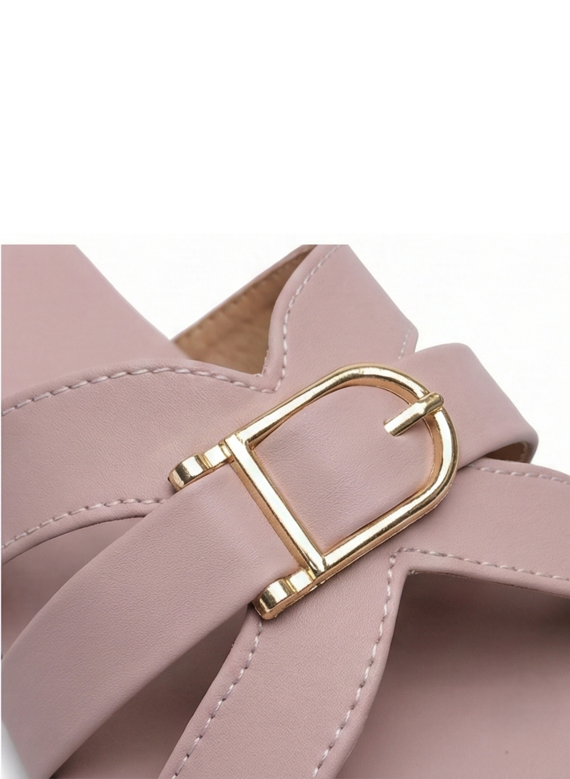 Woodrose | Ravis Women Studded Cross Strap Slipper