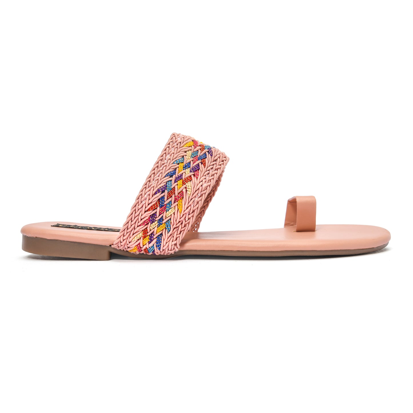 Ravis Ethnic Flat Slippers for Women – Braided Strap & Toe Loop | Daily & Festive Wear