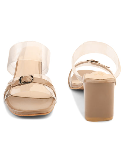 Beige Ravis Fancy TPS Luxury Heel for women - product view 4