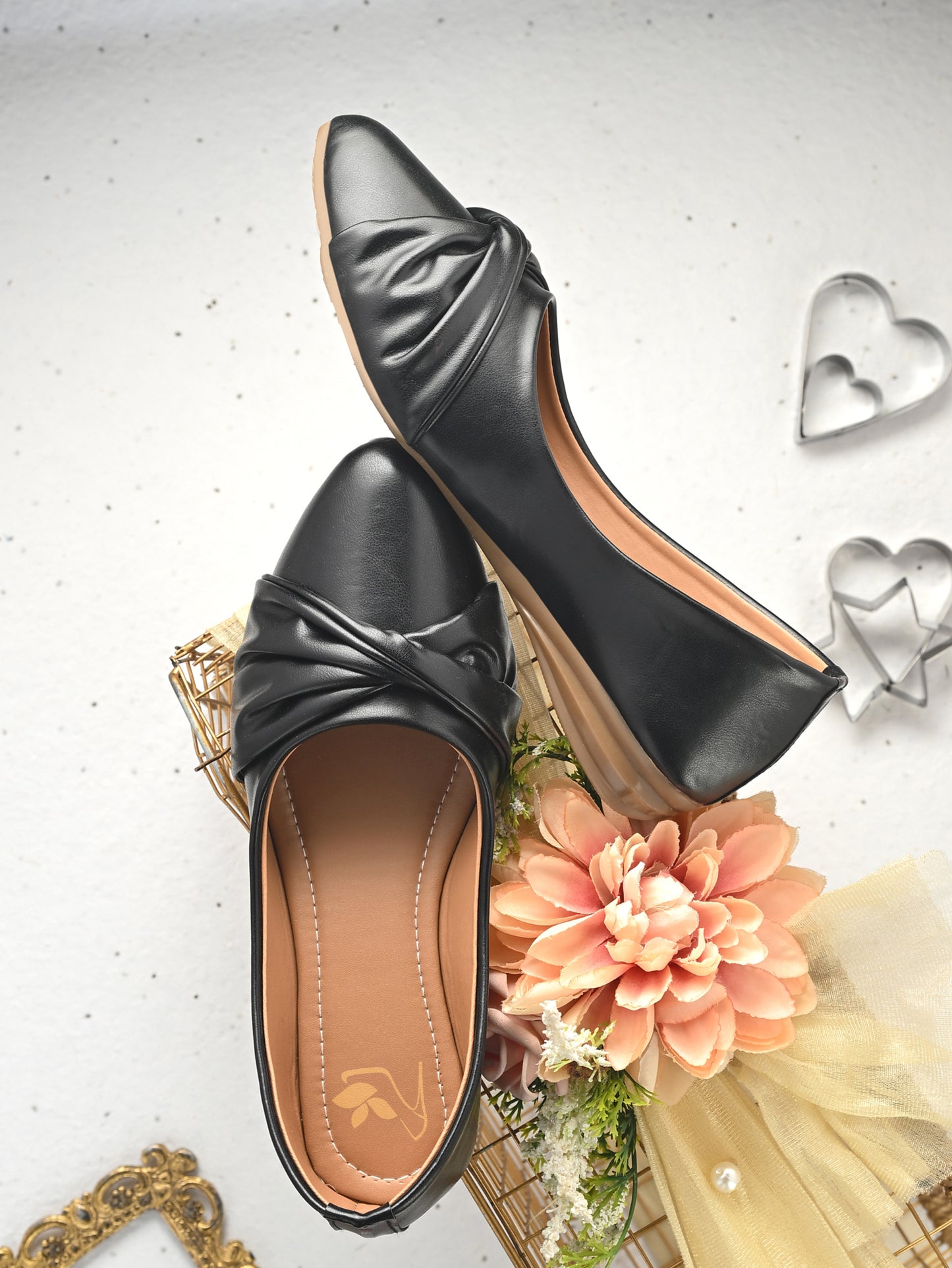 Ravis Women's Comfortable Pointed Toe Ballies