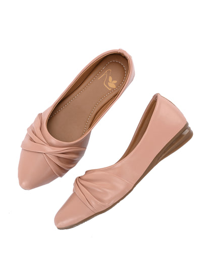 Ravis Women's Comfortable Pointed Toe Ballies