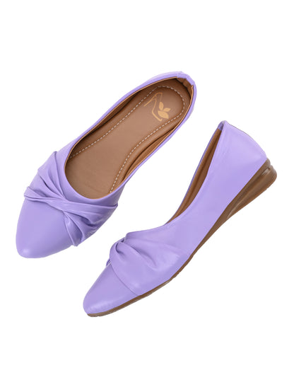Ravis Women's Comfortable Pointed Toe Ballies