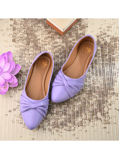 Ravis Women's Comfortable Pointed Toe Ballies