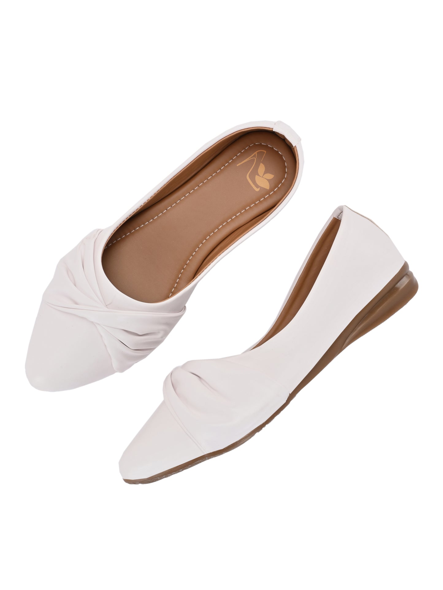 Ravis Women's Comfortable Pointed Toe Ballies