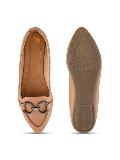 Ravis Women's Double 88 Pointed Toe Loafer