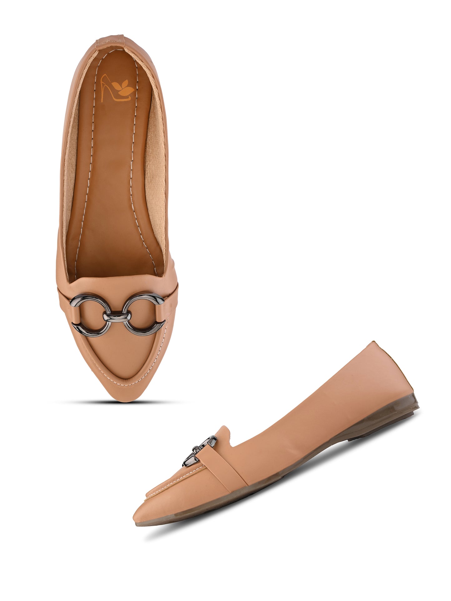 Ravis Women's Double 88 Pointed Toe Loafer