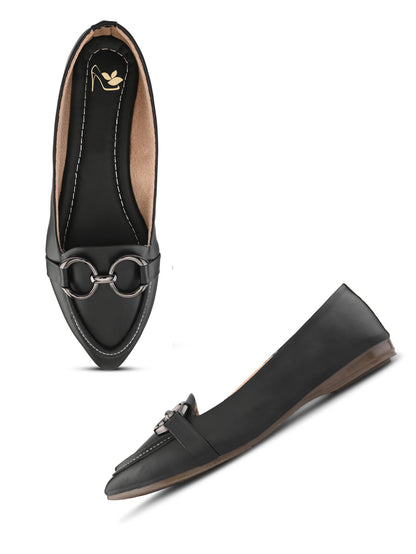 Ravis Women's Double 88 Pointed Toe Loafer
