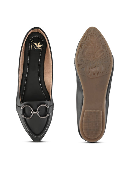 Ravis Women's Double 88 Pointed Toe Loafer