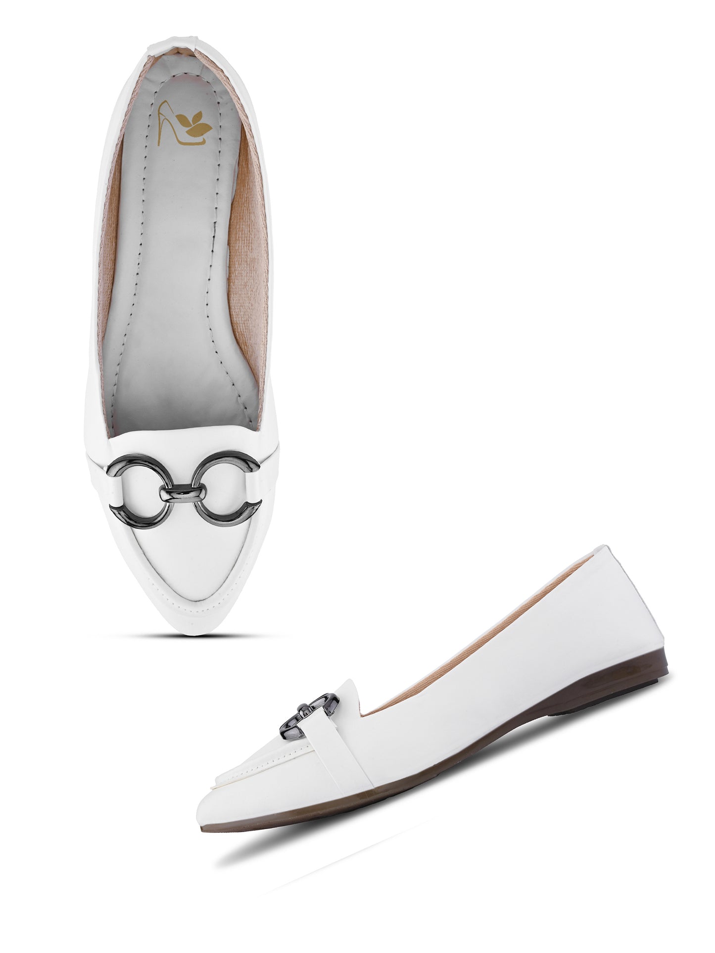 Ravis Women's Double 88 Pointed Toe Loafer