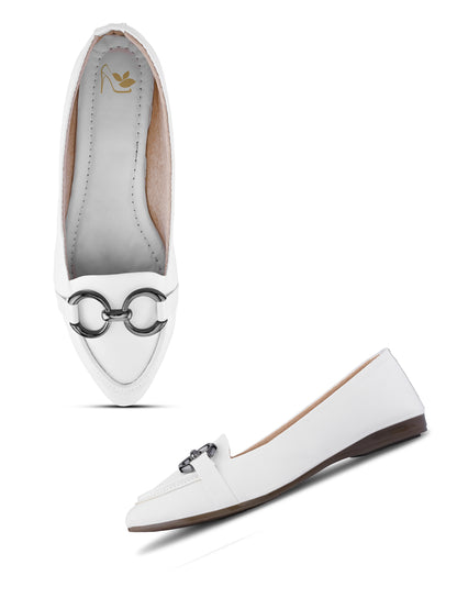 Ravis Women's Double 88 Pointed Toe Loafer