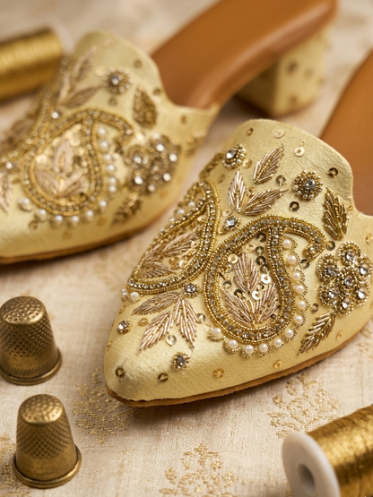 Ravis Handcrafted Heel Jutti