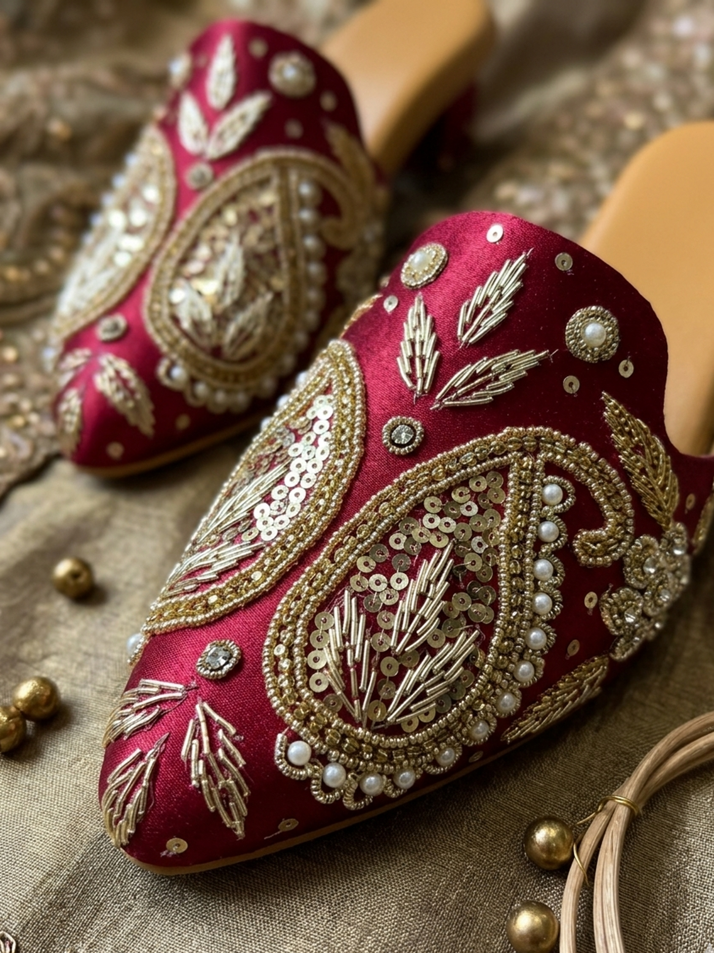 Ravis Handcrafted Heel Jutti