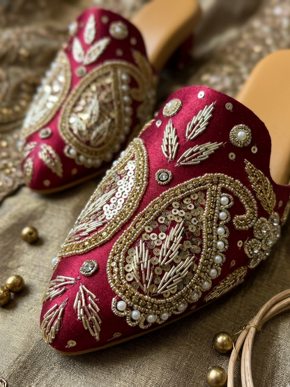 Ravis Handcrafted Heel Jutti