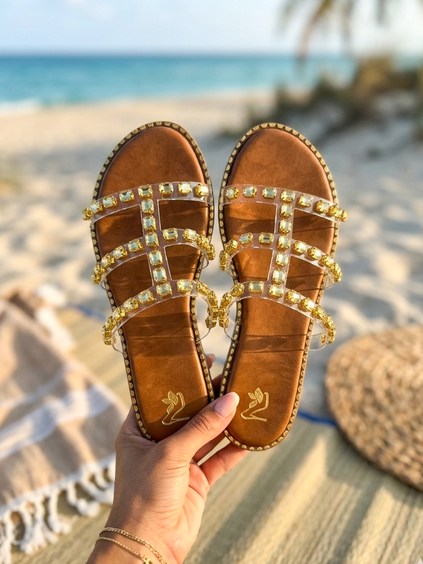 Transparent Stone Sliders