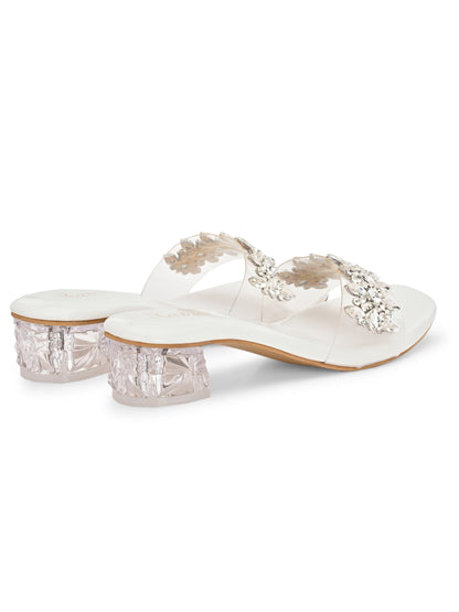 white | Ravis Attractive Shadi Vibes Heel